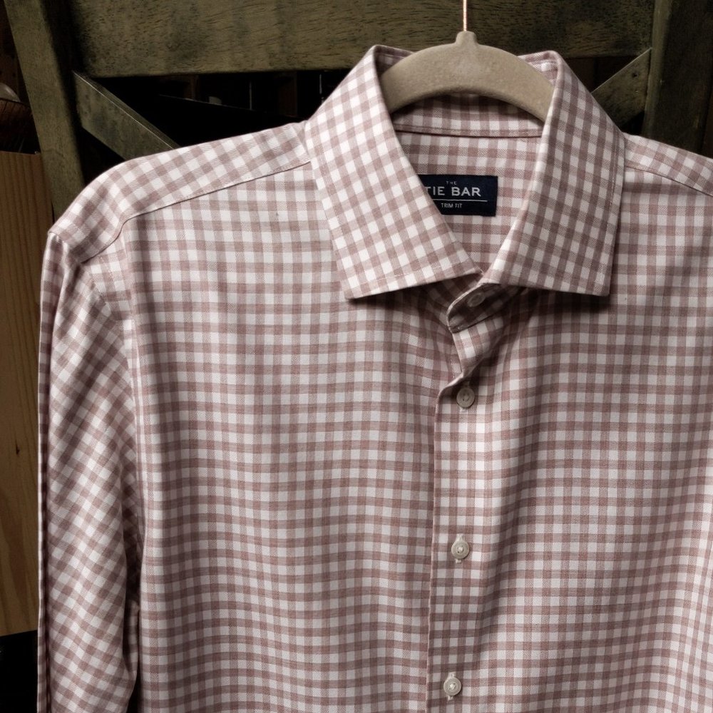 Tie Bar Dress Shirt - 15 1/2 neck 36/37 sleeves